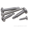 DIN7504K stainless steel 304 external hexagon flange face self -tapping screw